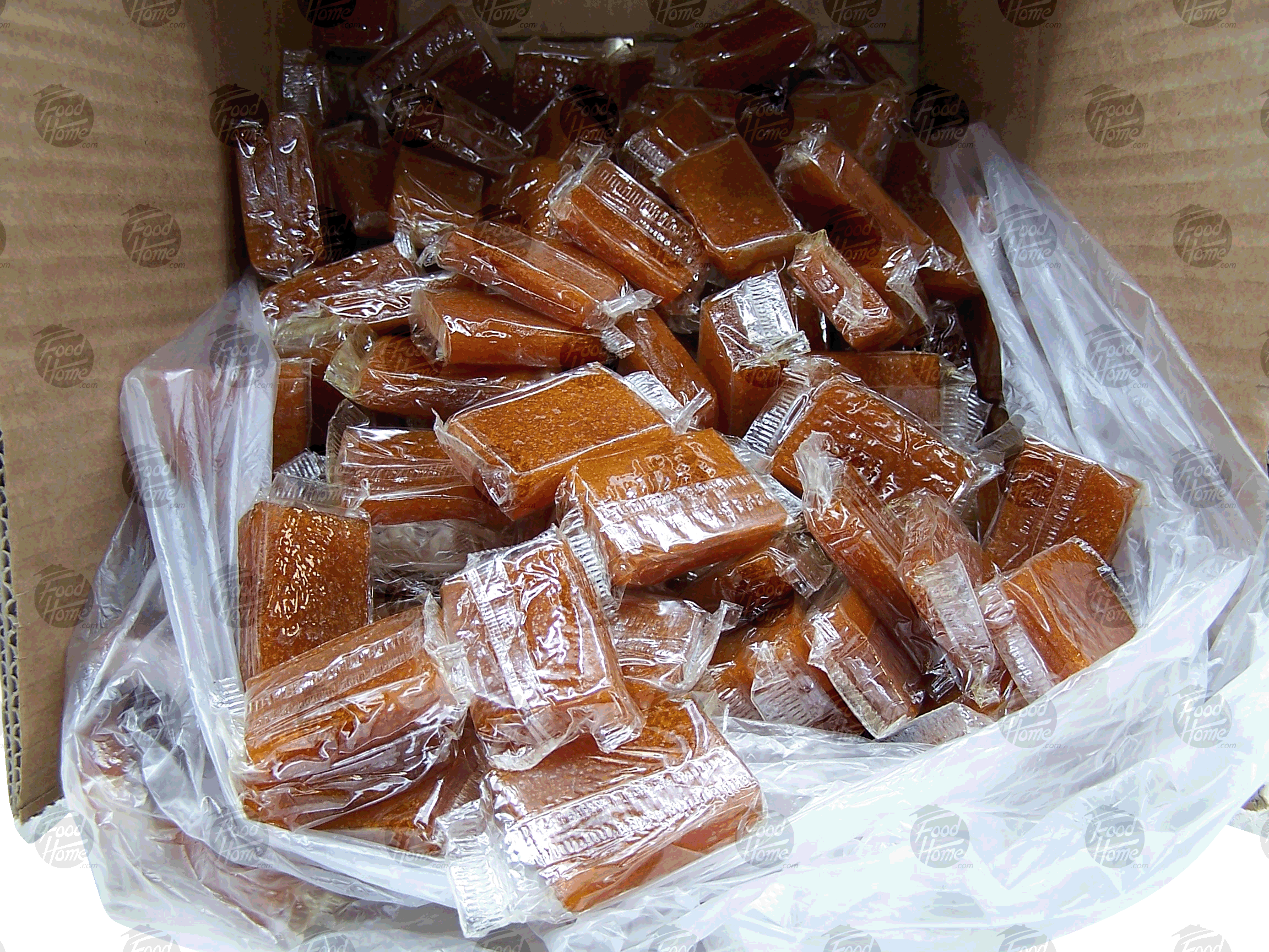 Mohamel El Halabi  dried apricot paste sqaures, individually wrapped Full-Size Picture